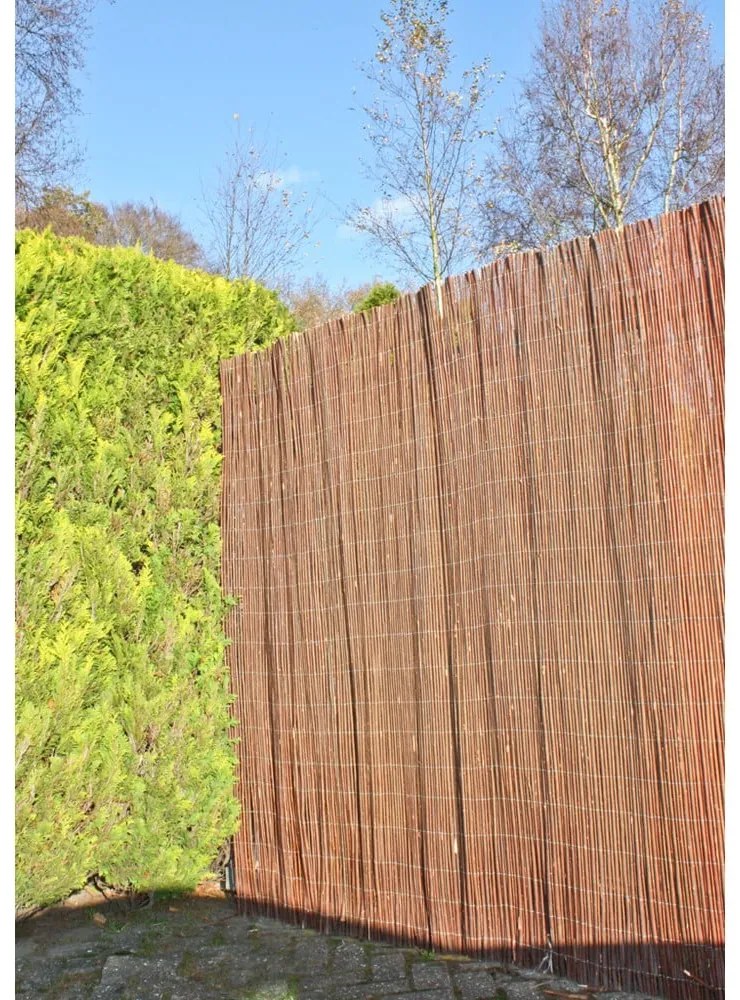 Балконски параван от плетеница в естествен цвят 300x200 cm – Garden Pleasure