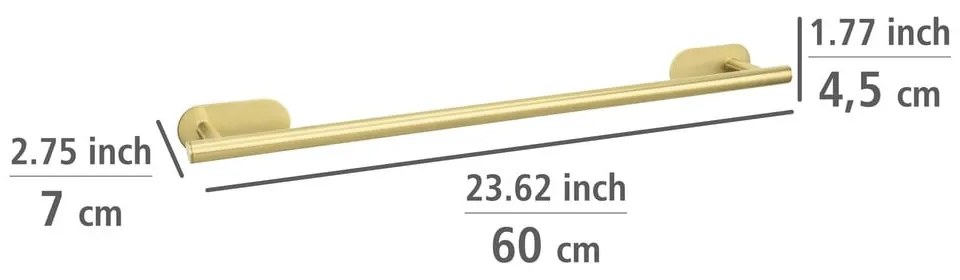 Самостоятелна поставка за кърпи от неръждаема стомана Orea Gold - Wenko