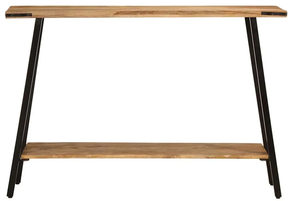 373615 vidaXL Конзолна маса, 110x30x75 см, масивно мангово дърво