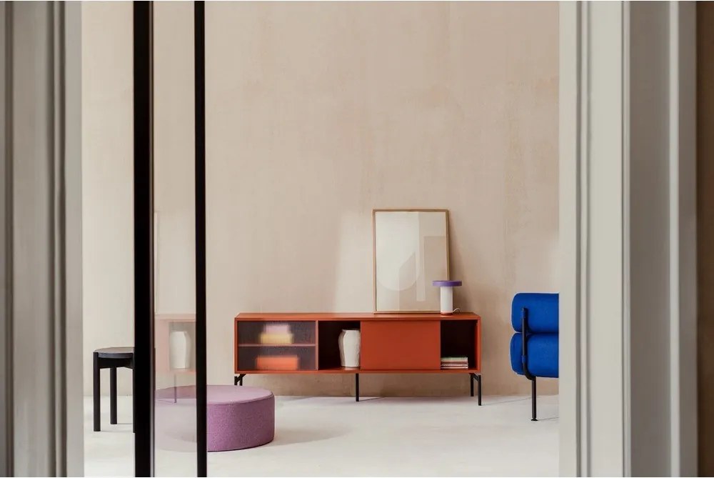 Теракотена маса за телевизор 160x60x42 cm Met – noo.ma