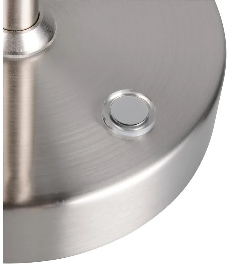 LED настолна лампа сребърна (височина 45 cm) Moreno – Reality