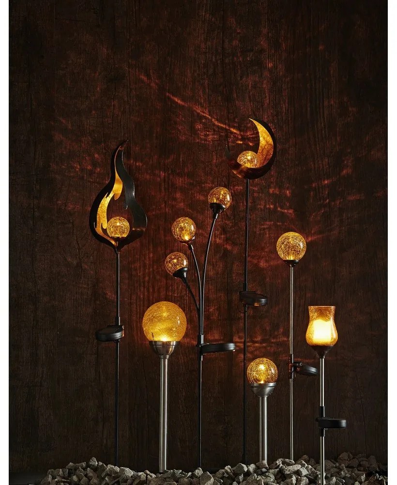 Оранжева LED градинска декорация Roma - Star Trading