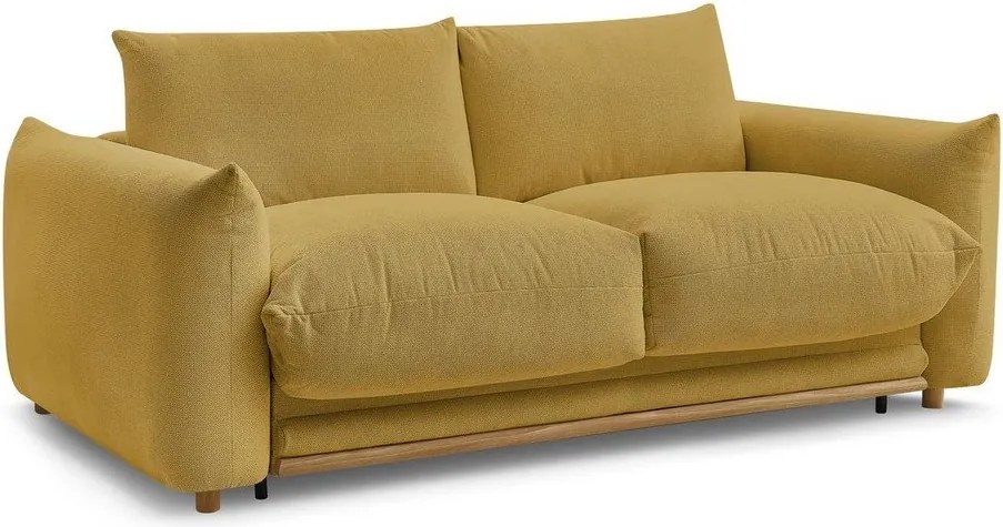 Жълт сгъваем диван 234 cm Ernest – Bobochic Paris