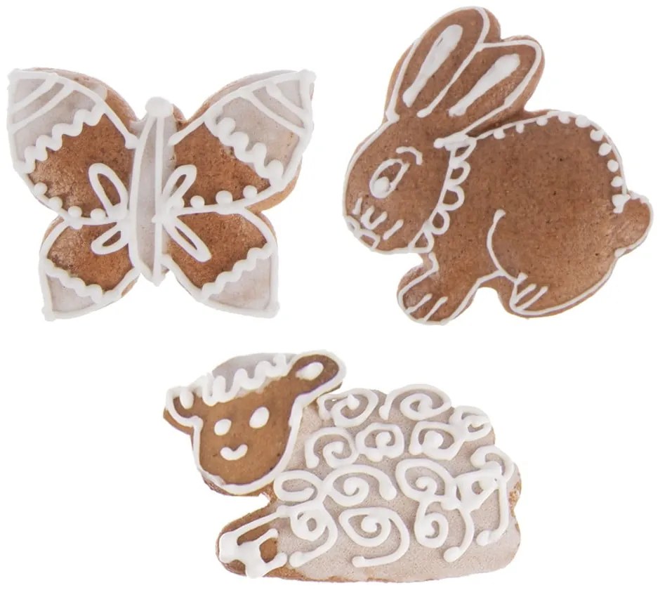 Формички за бисквитки с великденска тематика в комплект от 3 броя - Orion