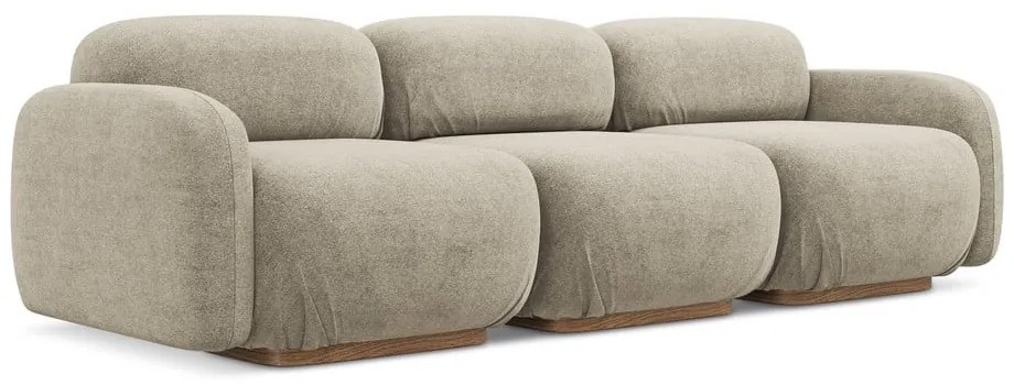 Бежов модулен диван от букле 270 cm Ailani – Makamii
