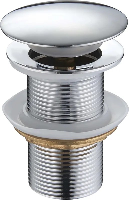 Mexen тапа клик-клак кръгла, хром - 79910-00