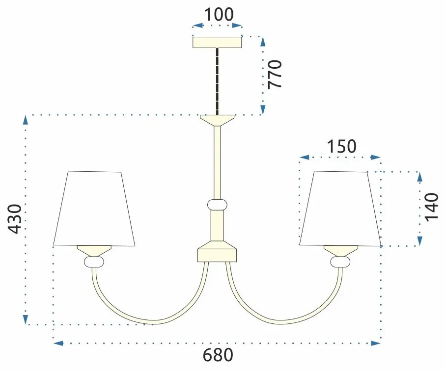 Пендел Cristal APP1014-5CP