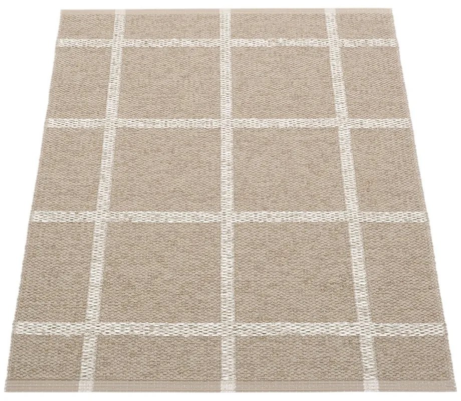 Бежов килим за открито и закрито 70x100 cm Ada Dark Linen – Pappelina