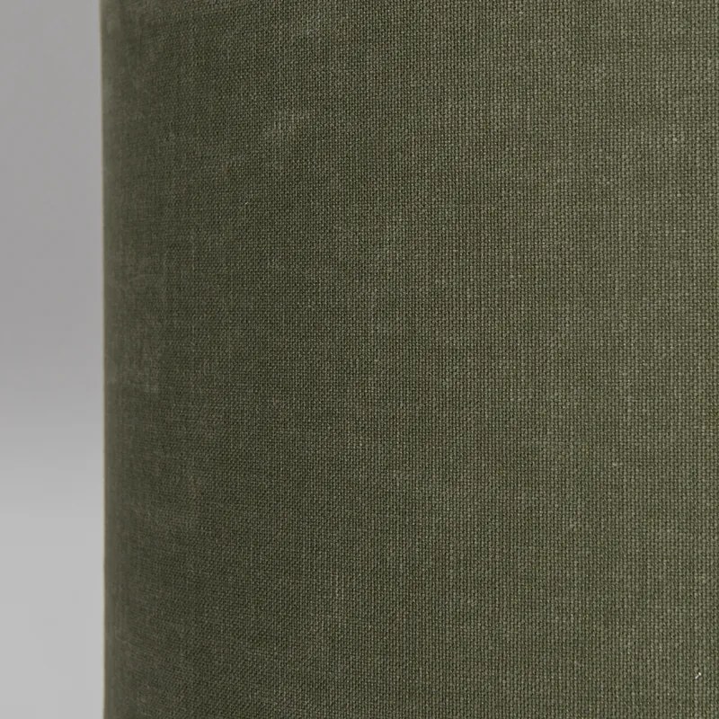 Висяща лампа черна с абажур 35 см зелен регулируем 2-светлина - Blitz