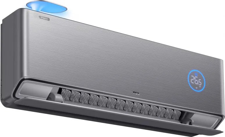 Инверторен климатик TCL FreshIN I TAC-12CHSD/FAI, 12000 BTU, Клас A+++/A++, 51 dB, I Feel, 4D Airflow, Филтър QuadruPuri, Сребрист