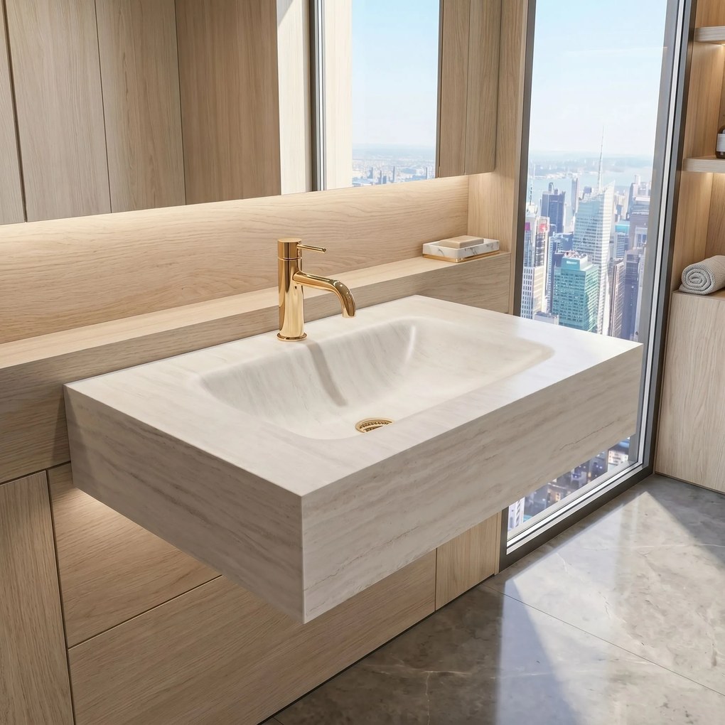 Стенна мивка REA Apollo Muralto Roma 80