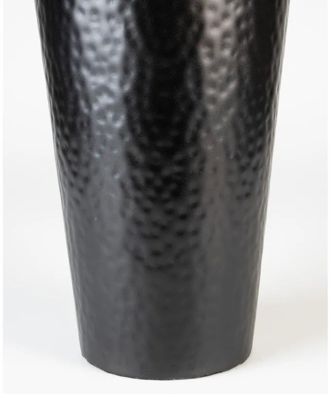 Черна стоманена висока ваза (височина 49 cm) Dunja – White Label