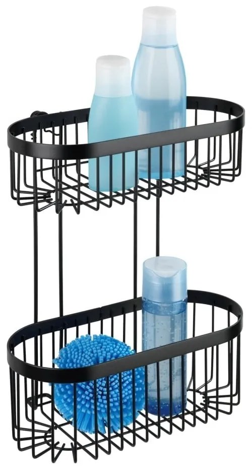 Кошница за стена Black Classic Plus 2 Tier - Wenko