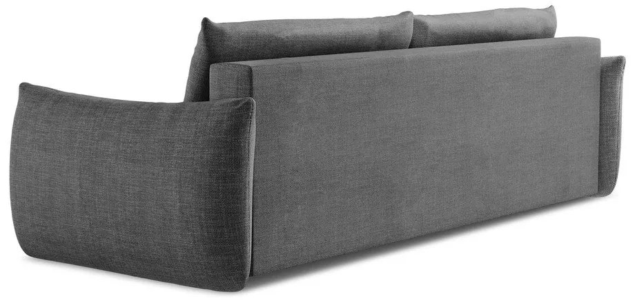 Тъмносив разтегателен диван 230 cm Leila – Makamii