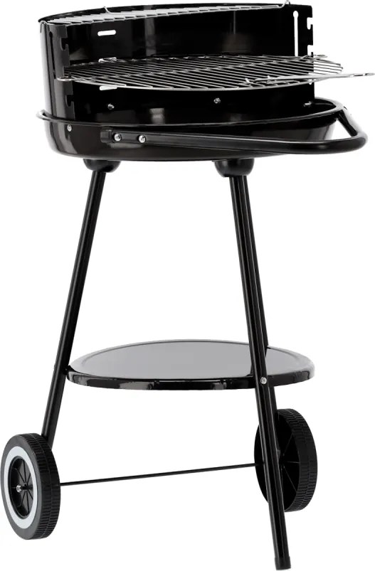 Кръгла скара на колелца 58 x 44 x 72 cm