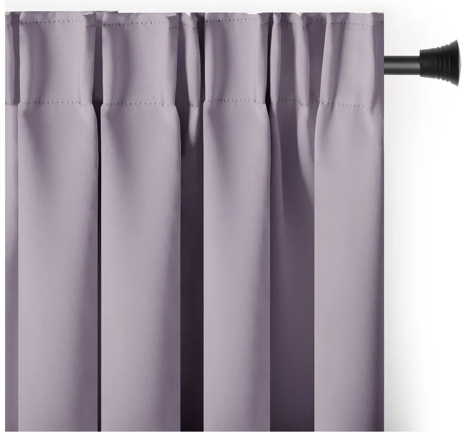 Затъмняващо термо перде сиво-розово 140x270 cm Pleat – Restilo