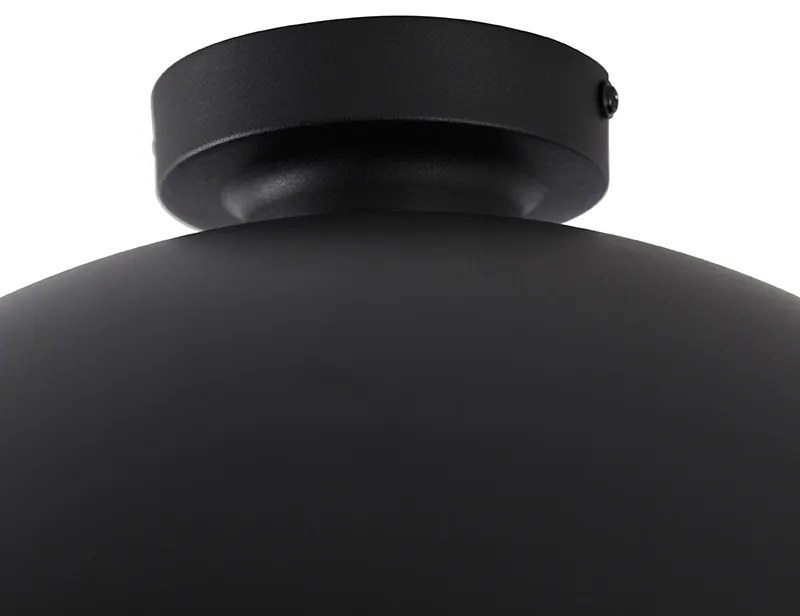 Таванна лампа черна със злато 42 см регулируема - Magnax