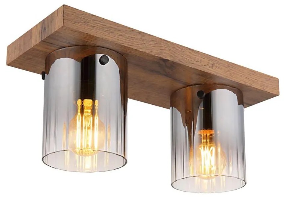 Globo 15915-2 - Таванно осветително тяло UNDERWOOD 2xE27/40W/230V 16x41 см