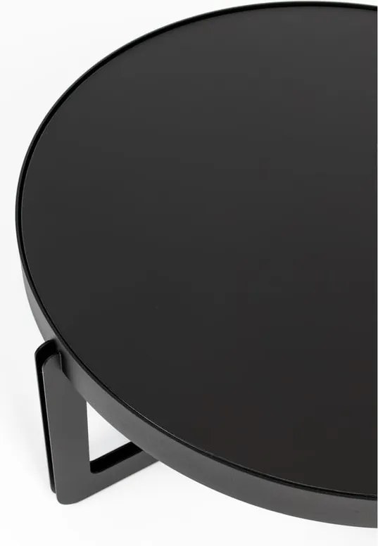 Черна кръгла масичка за кафе Centre – Zuiver