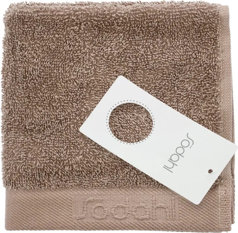 Кафява памучна кърпа от тери 30x30 cm Comfort – Södahl