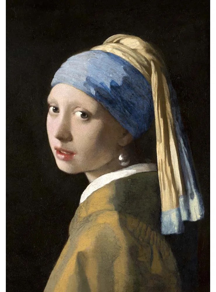 GIRL WITH A PEARL EARRING КАРТИНА 70/100 СМ