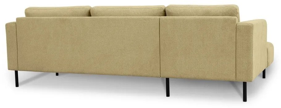 Ъглов диван в цвят жълта охра (ляв ъгъл) Hero – Scandic