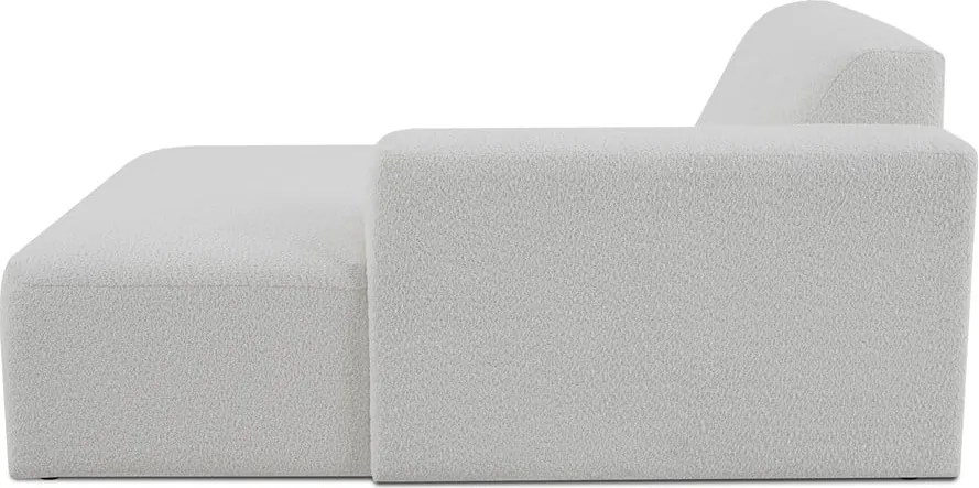 Бял модулен диван от букле (десен ъгъл) Roxy – Scandic