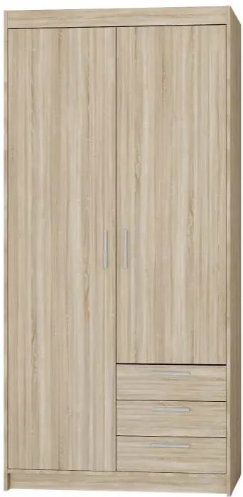 Гардероб Ester 2D3S-Sonoma Oak