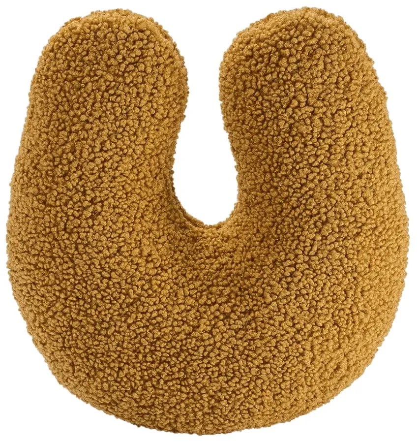 Кафява детска възглавница за диван от букле U – Wigiwama