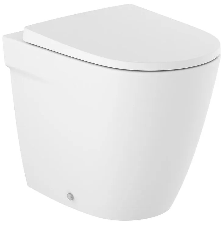 Тоалетна чиния, Roca, A347687620, стояща, двойно оттичане, долепена до стената, 36x53x46.5см