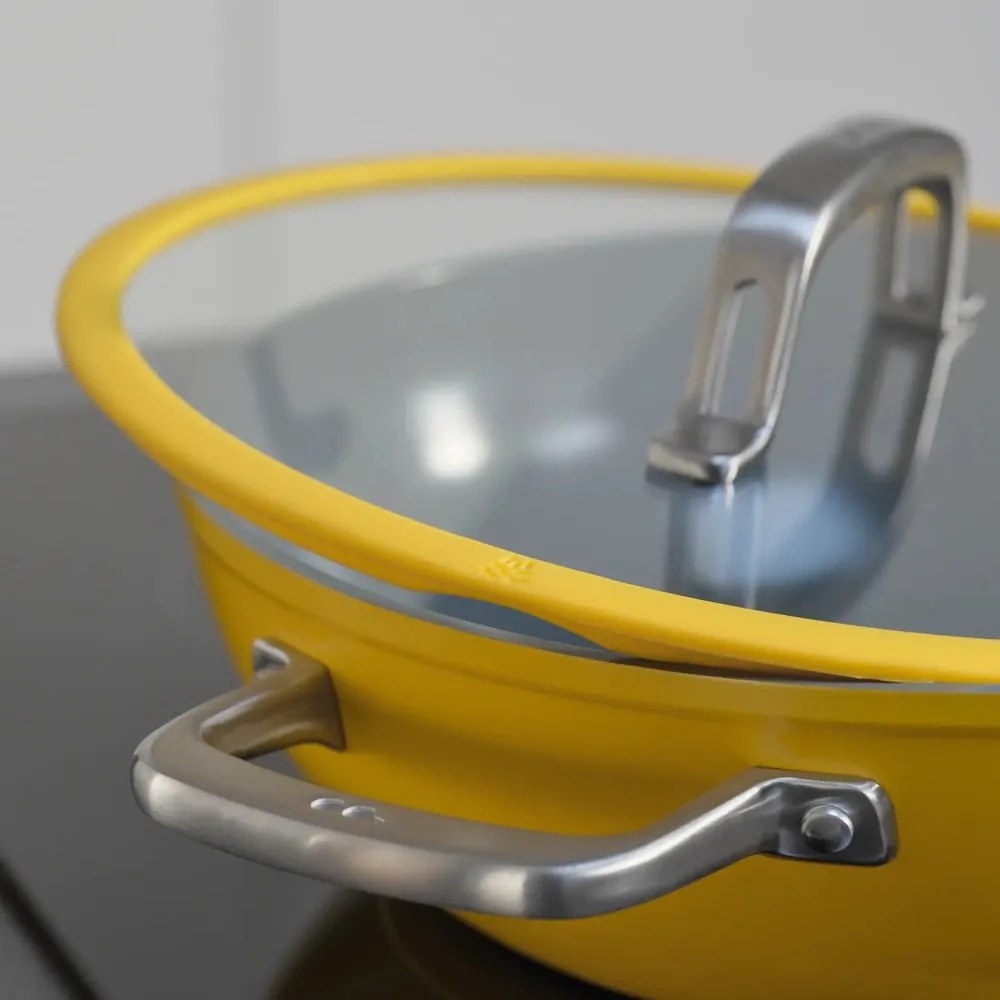 Уок тиган с капак/с керамично покритие ø 28 cm Meda 3.0 – FABINI