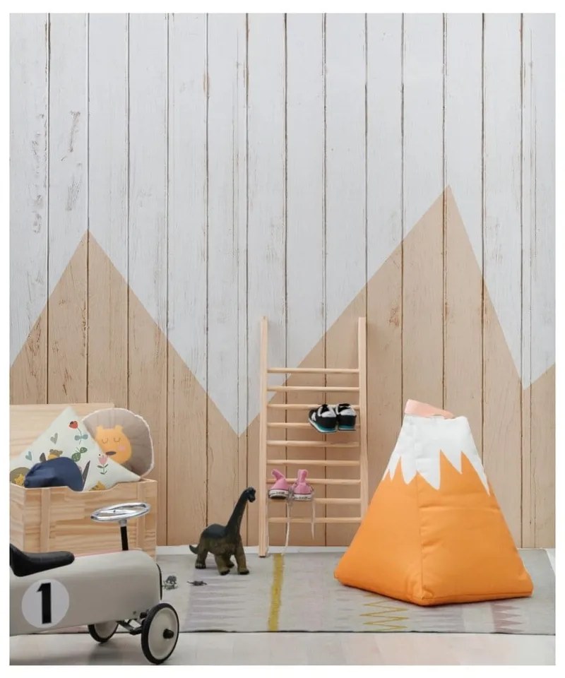 Детска седалка в жълто и бежово Mountain - Little Nice Things