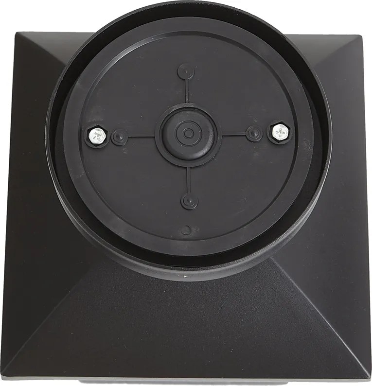 Класическа таванна лампа черна IP44 - Leuven