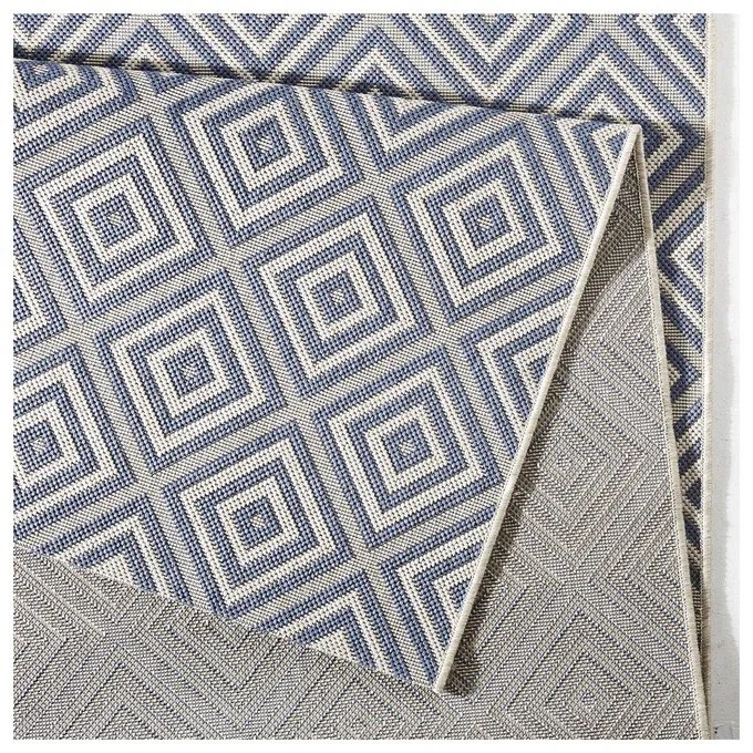 Син килим за открито , 160 x 230 cm Karo - NORTHRUGS