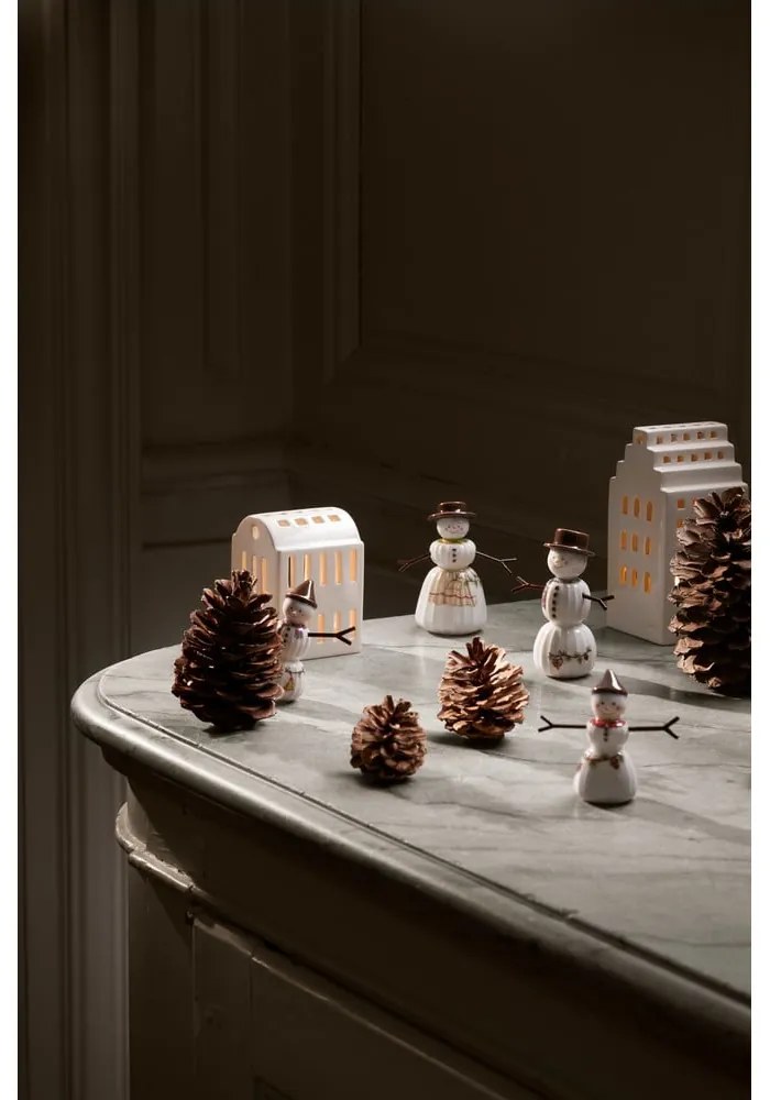 Порцеланова Коледна фигурка (височина 11,5 cm) Hammershøi Snowman – Kähler Design