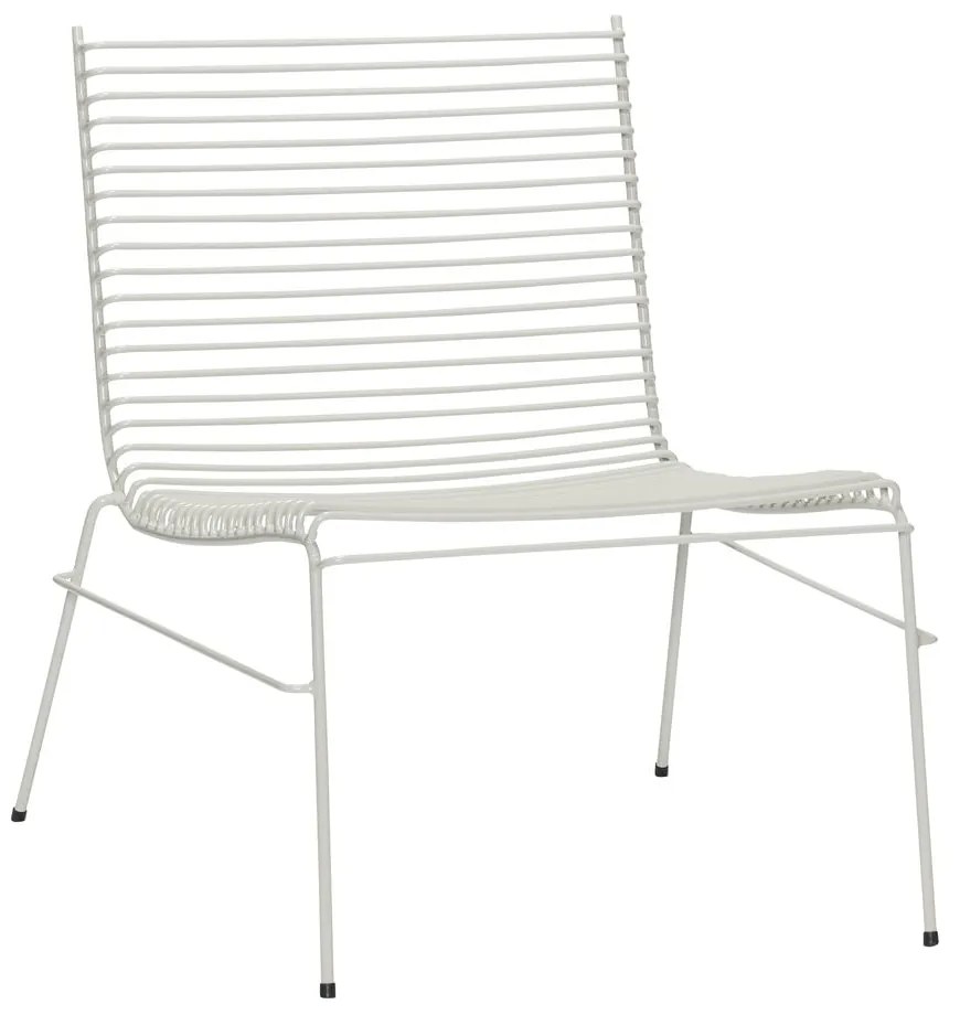 Бяло метално градинско кресло String – Hübsch