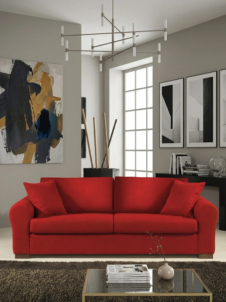 Диван Orpheas двуместен-165L 90D cm-Red