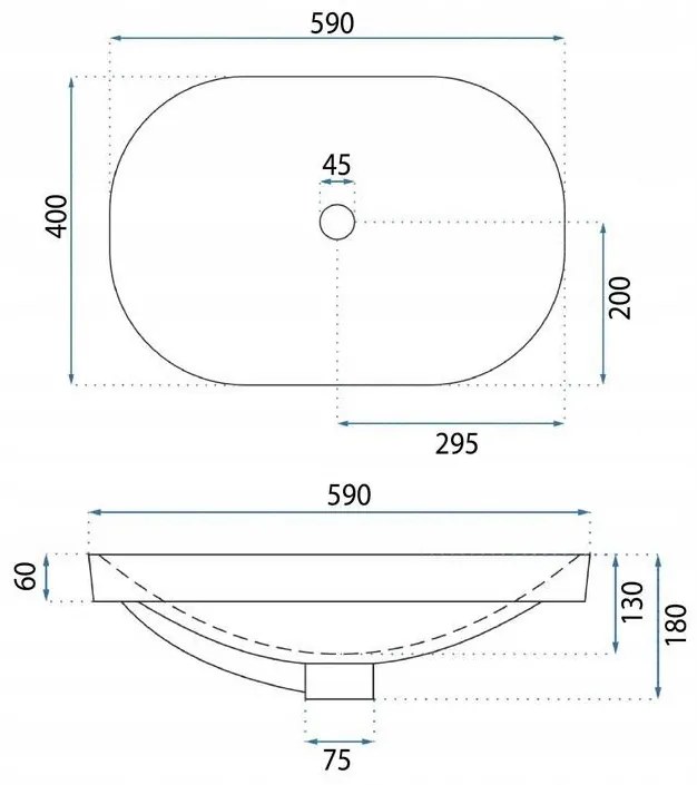Умивалник за плот BASARO TERRA