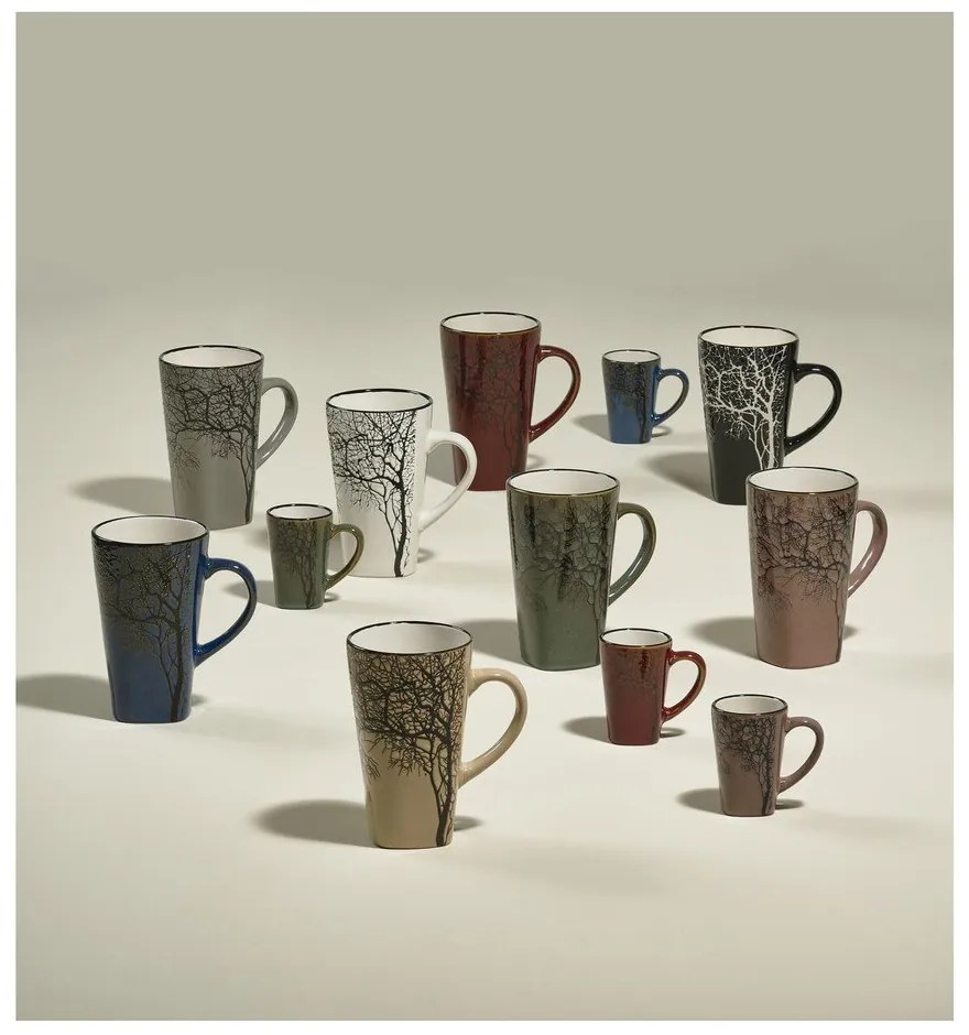 Светлорозови глинени чаши за еспресо в комплект от 4 бр. 100 ml Hela – Villa Collection