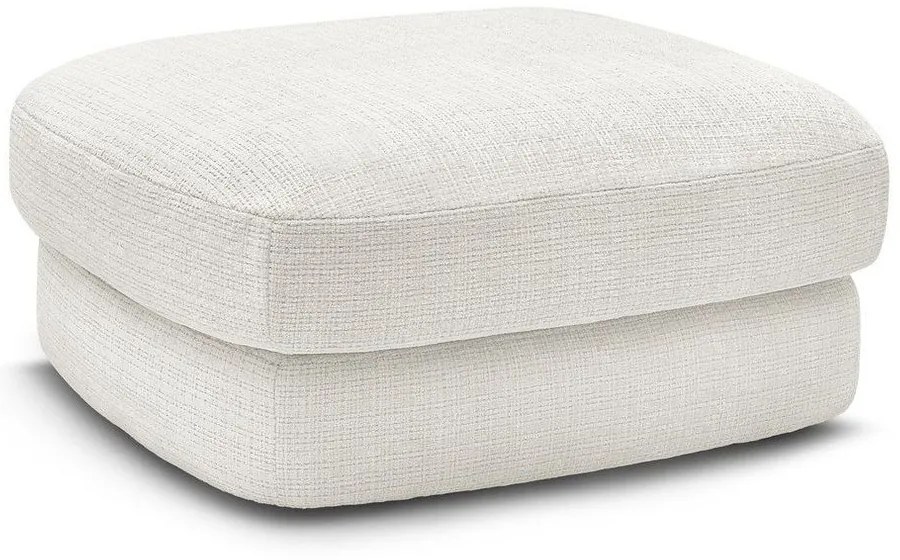 Бяла шенилова табуретка Leonore – Bobochic Paris