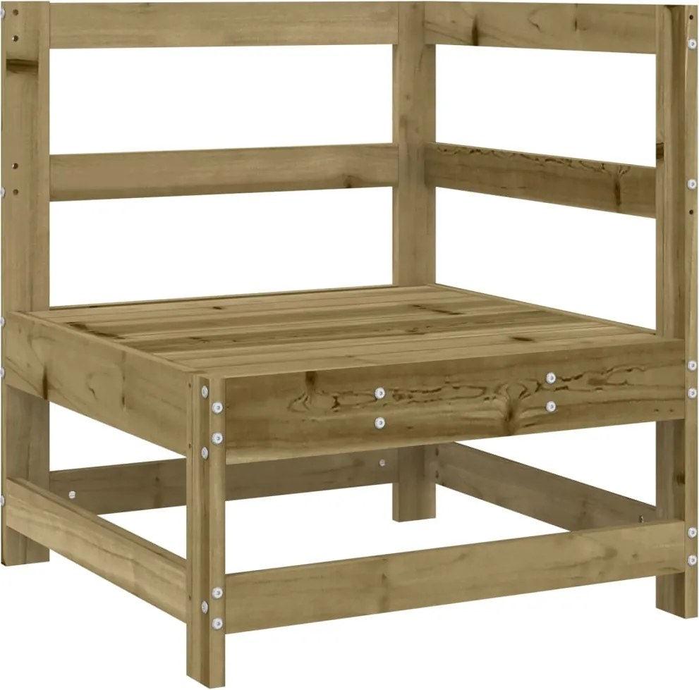 825477 vidaXL Градински ъглов диван, импрегниран бор