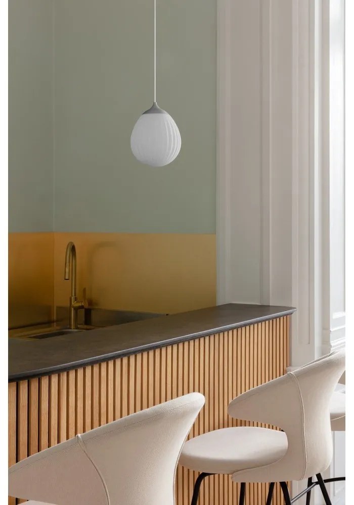 Бялo-сребърен абажур ø 21 cm Around the World Mini – UMAGE