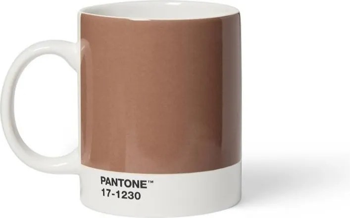 Светлокафява керамична чаша 375 ml Mocha Mousse 17-1230 – Pantone