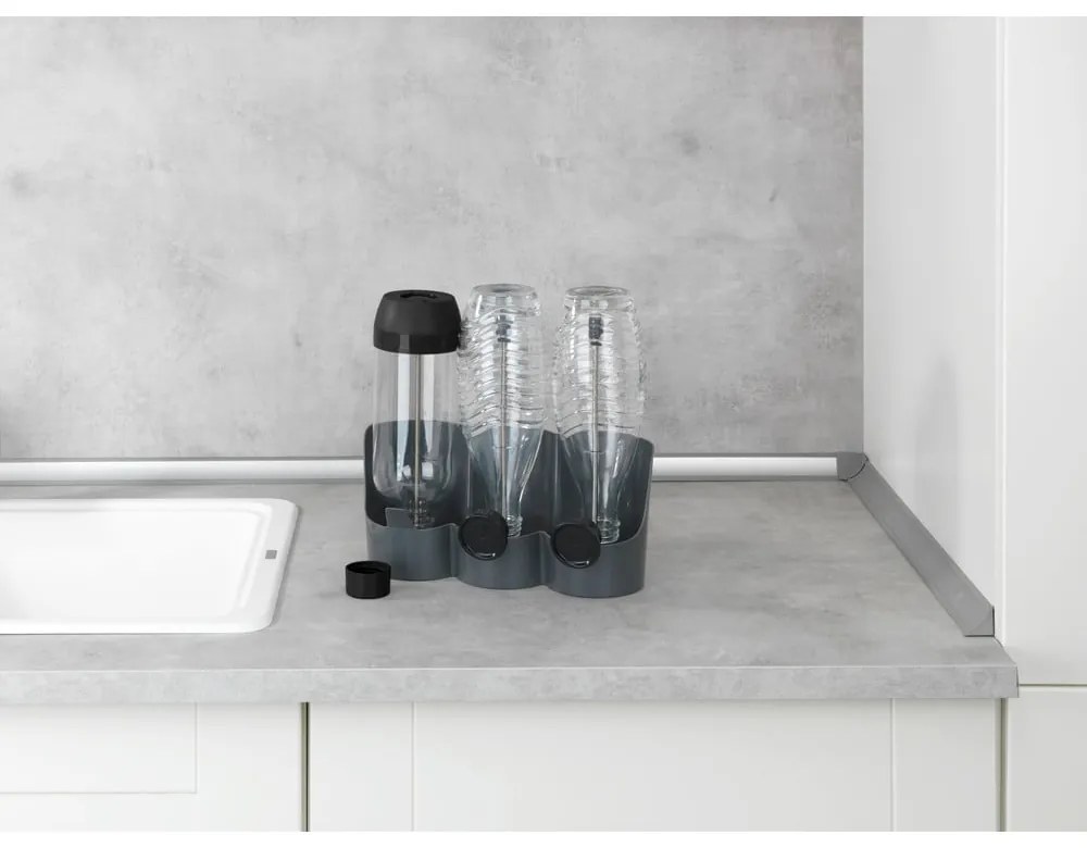 Сива тава за капки за бутилки Filia - Wenko