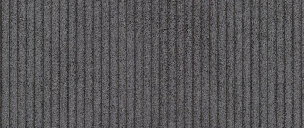 Тъмносив диван от рипсено кадифе 206 cm Paris – Scandic