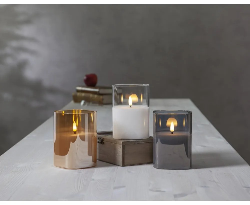 LED свещ на батерии (височина 12,5 cm) Flamme – Star Trading