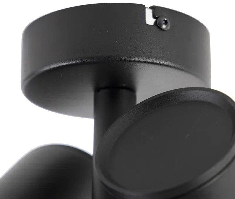 Интелигентен прожектор черен 2-светлина с WiFi GU10 - Scopio Honey