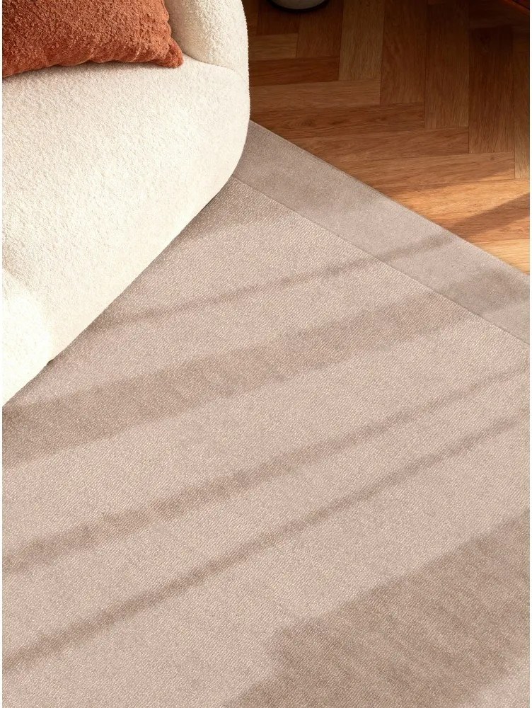 Бежов ръчно изработен килим със смес от вълна 80x150 cm Kari – Villeroy&amp;Boch