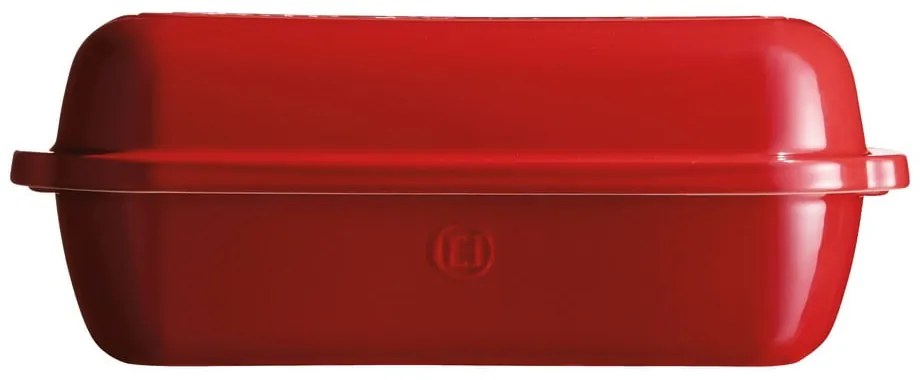 Червена керамична форма за хляб , 39 x 16,5 cm - Emile Henry