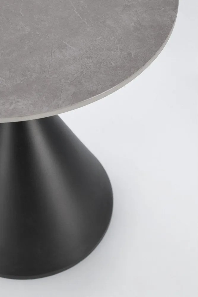 Кръгла странична масичка с плот от имитация на мрамор ø 50 cm Joona – Bizzotto